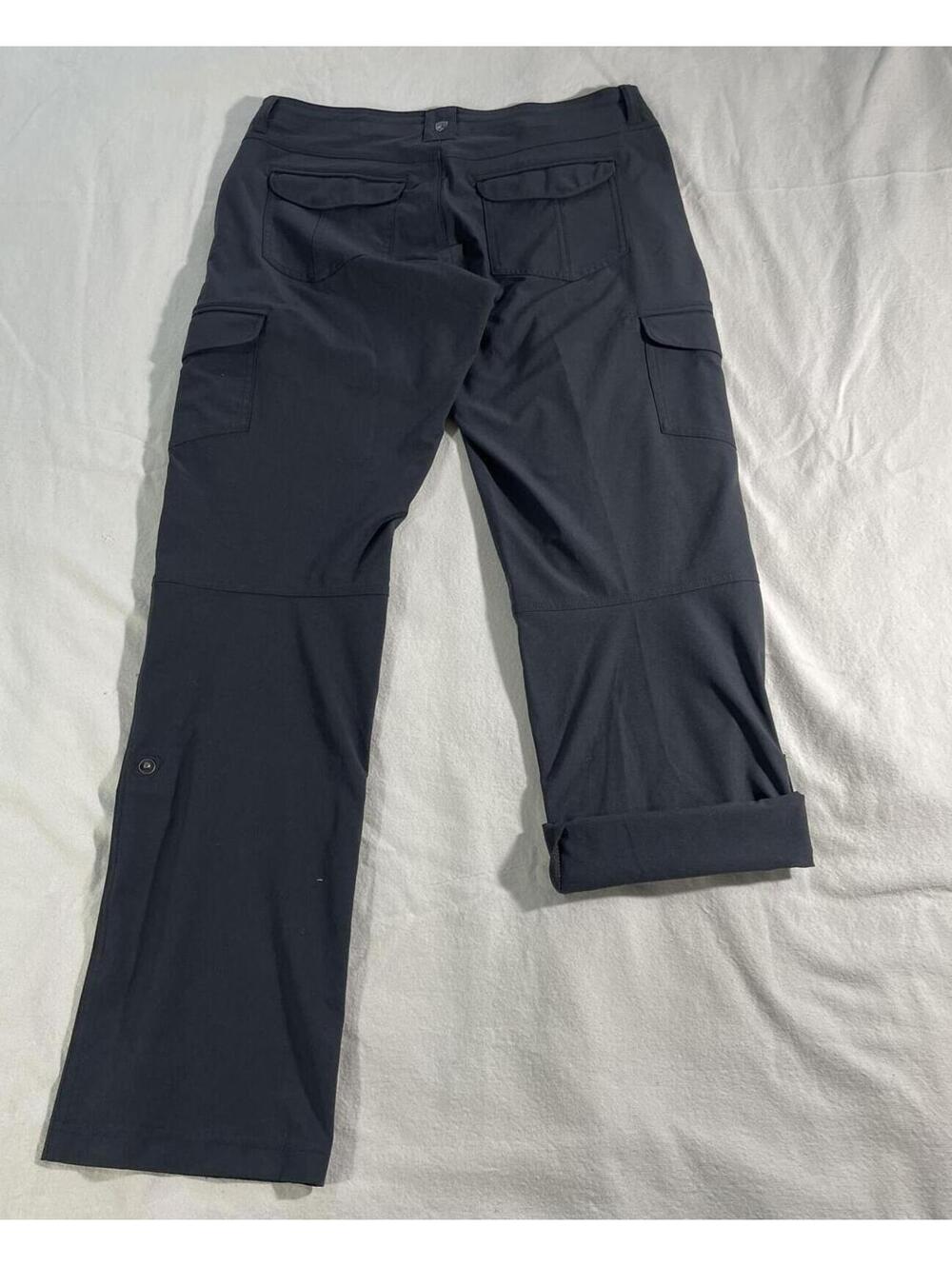NWOT Kuhl Women's 8 Splash style pants roll up quick dry gusset crotch gorpcore - Picture 4 of 9